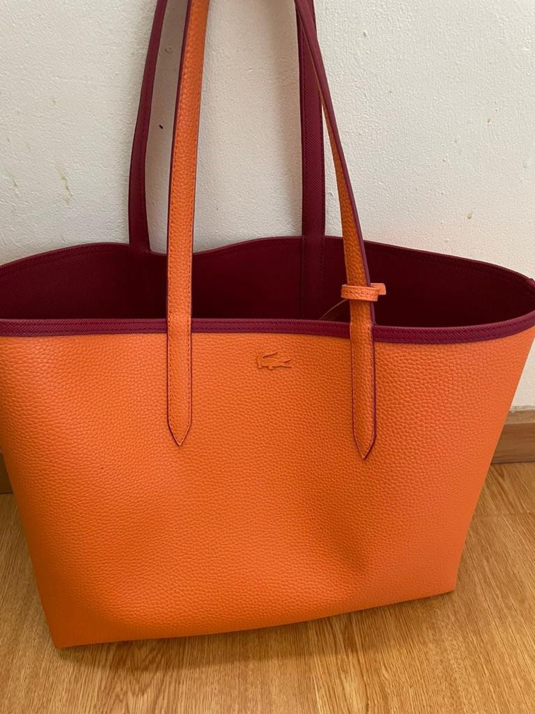 Lacoste Reversible tote bag, Luxury, Bags & Wallets on Carousell