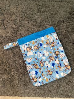 Baby or toddler washable wet bag pouch