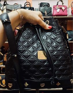 BAG Leather Drawstring