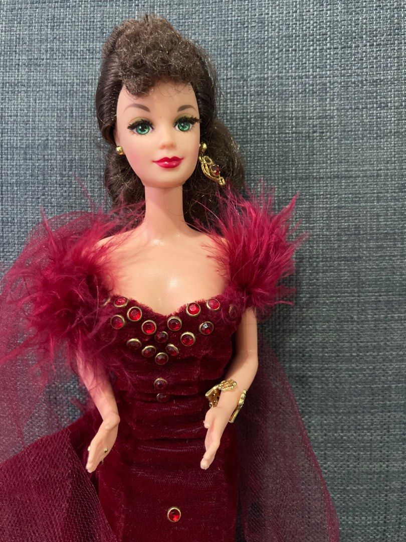 Barbie doll red dress clearance