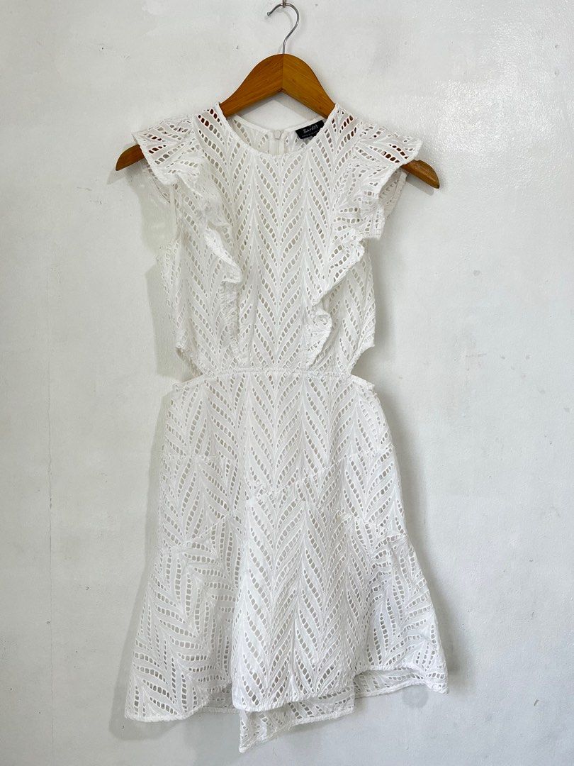 Cotton Eyelet Cut-out Dress