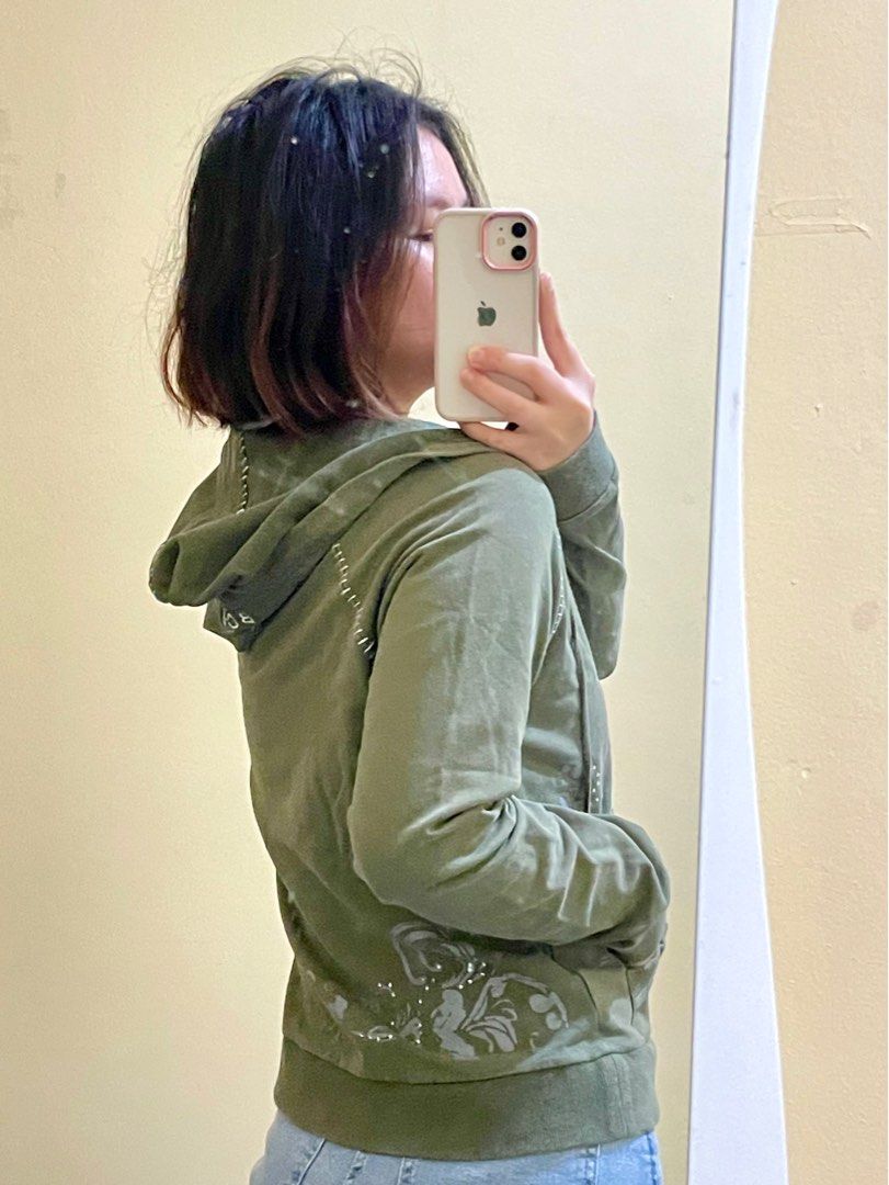 Bcbg army green jacket discount