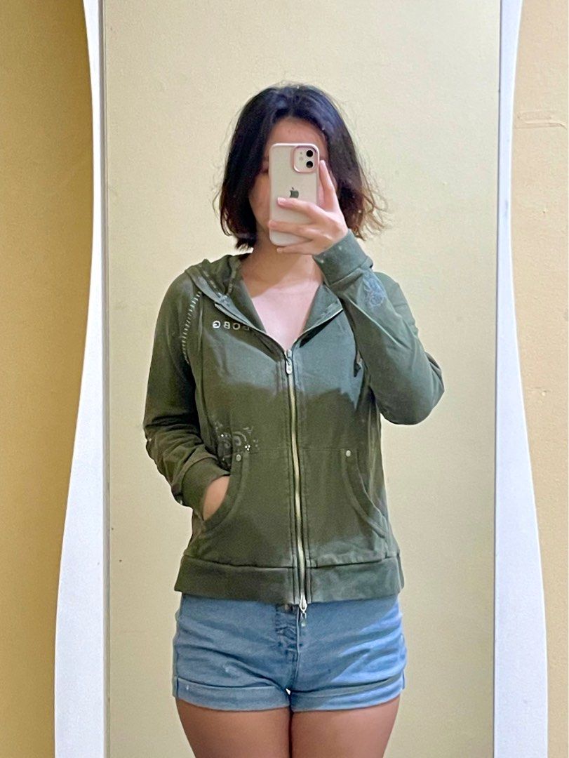 Bcbg army outlet green jacket