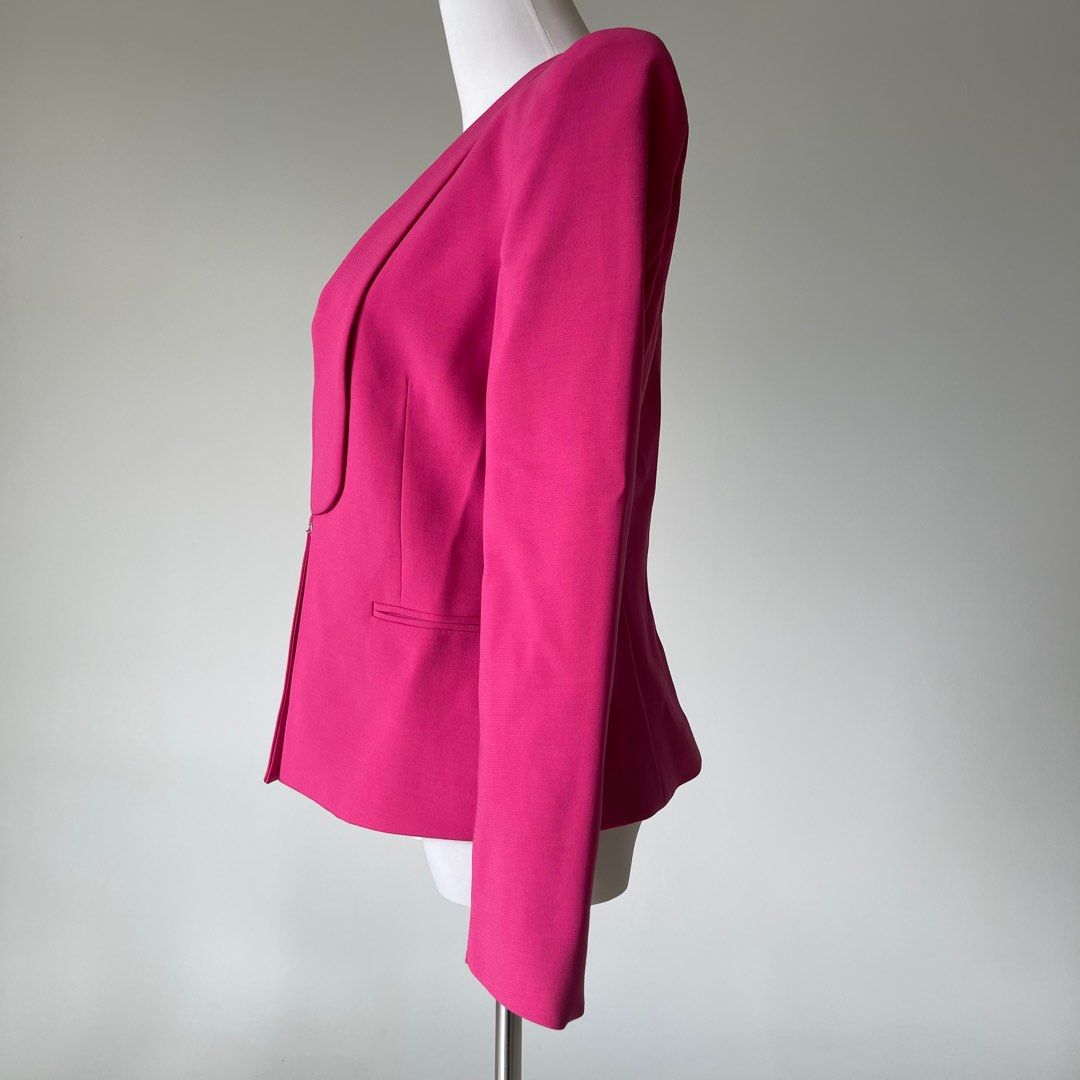 Bcbg top pink blazer