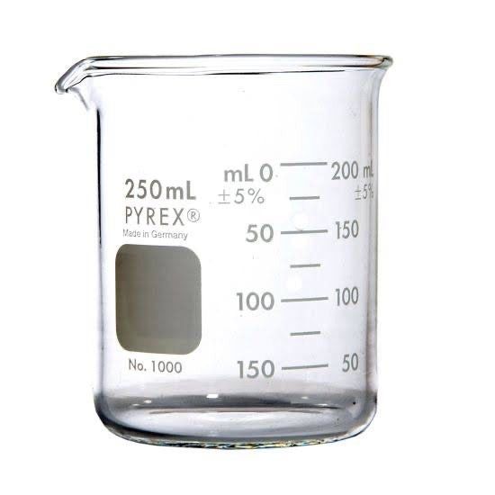 Beaker 250ml ( Glass Type ) (Up to 30% OFF) (Category: Medical Supplies & Tools) located in Manila. Submitted by jessaljamm78141 (Listing ID 1255777431, Image 1). Description: Capacity (mL): 250 Material: Borosilicate 3.3 Glass Graduations (mL): 25 to 200 Divisions (mL): 25 Outside Diameter (mm): 70 Height (mm): 95.