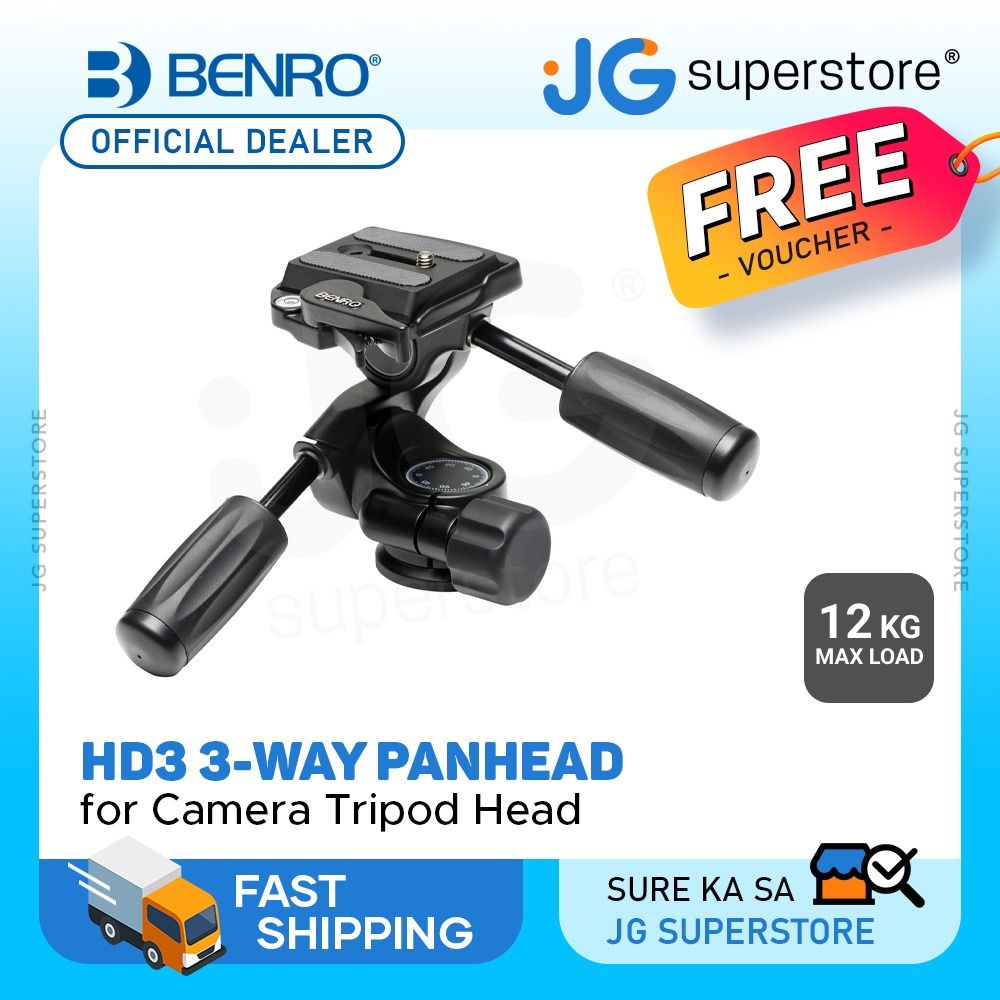 Benro HD3A 3-Way Pan Head