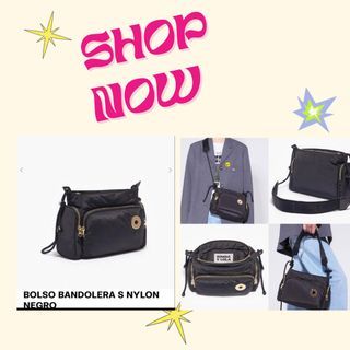 Bimba y lola nylon bolso bandolera S