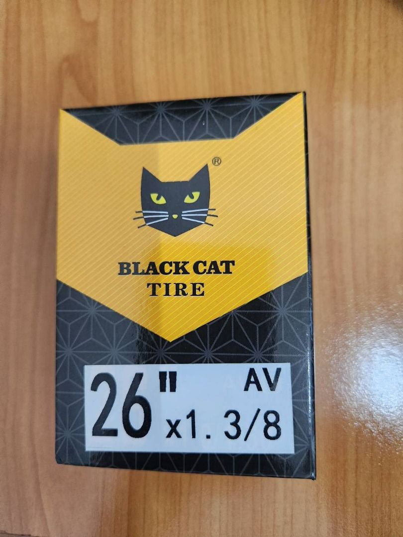 Black cat tire Inner Tube, Black