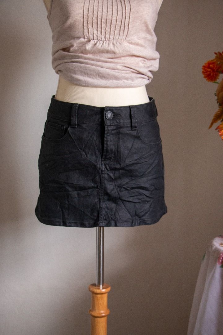 Black label jean skirt hot sale
