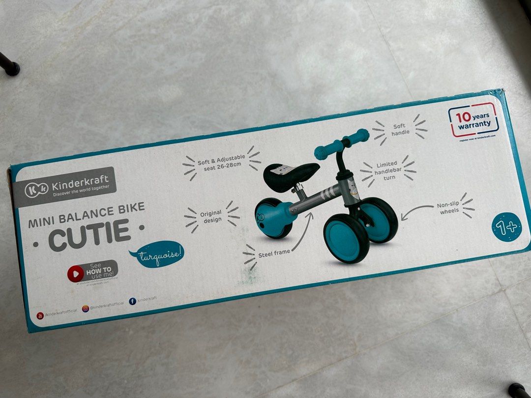 Brand New Kinderkraft Mini Balance Bike Baby Babies Toddler