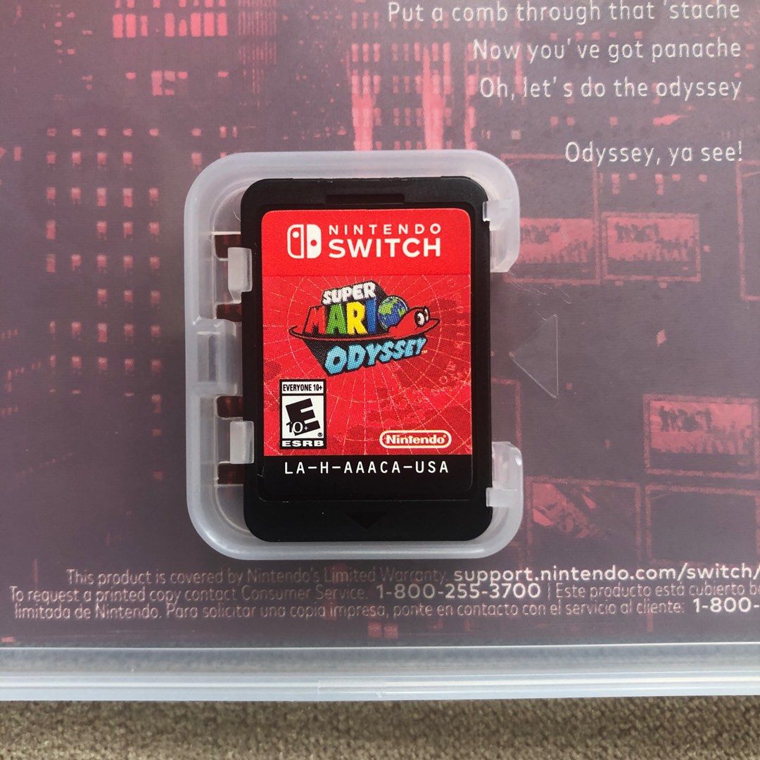 BRAND NEW Mario Odyssey NSW (Category: Nintendo) located in Marikina City. Submitted by rayascranny (Listing ID 1255833272, Image 3). Description: Bought in the US but never used. Only opened to check the inside .
