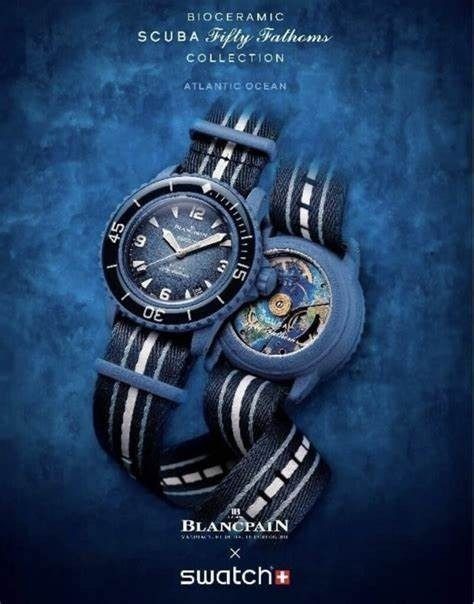 Brand new Swatch x BlancPain Atlantic Ocean, Men's Fashion