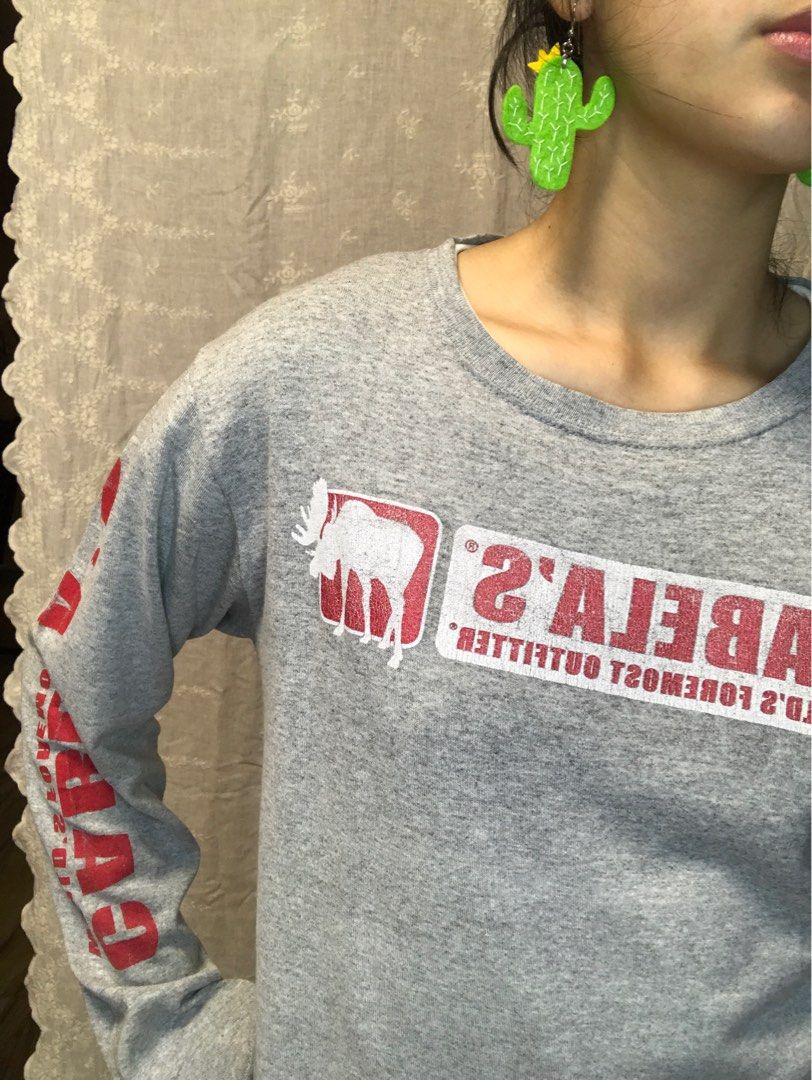 Cabelas crew deals neck sweatshirt