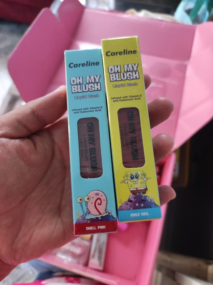 Careline BLUSH GIRLY GIRL (Category: Makeup) located in Calamba. Submitted by louisabella2123 (Listing ID 1255812852, Image 1). Description: used twice only SHELL PINK SOLD 🩷.