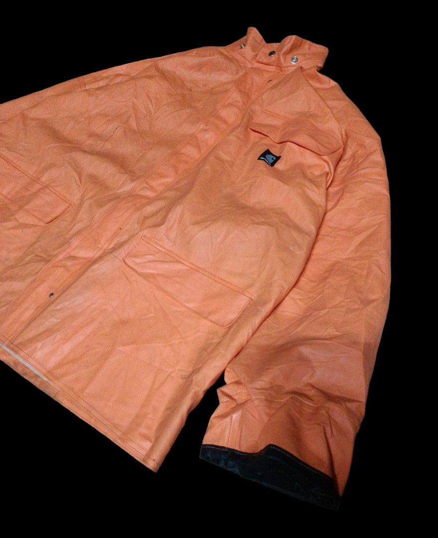 Carhartt rain discount jacket orange