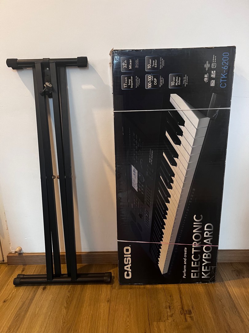 Casio keyboard ctk 6200 deals