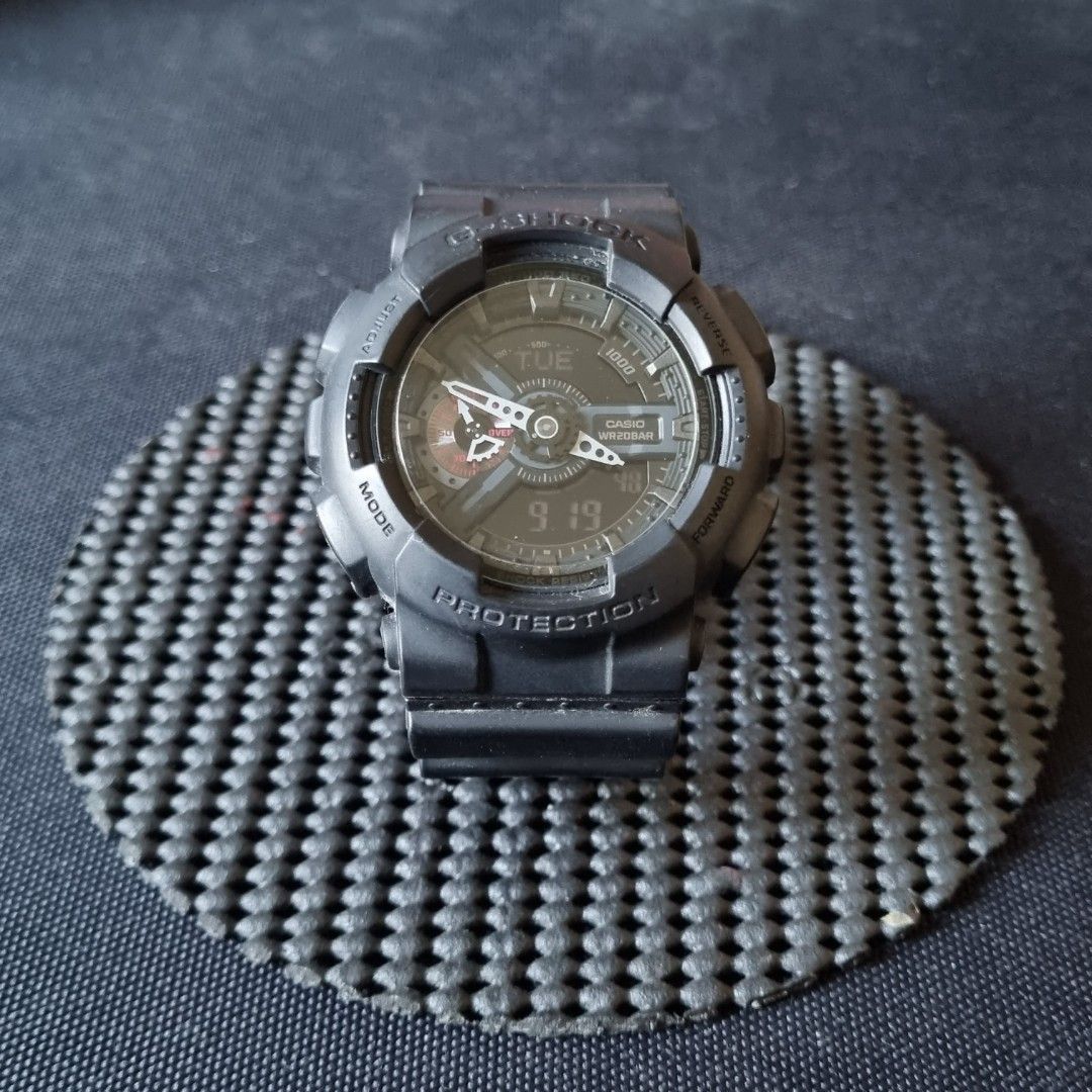 Casio g shock ga deals 110 original vs fake