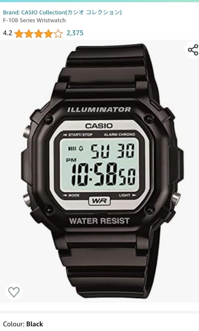 Casio illuminator wrist watch online