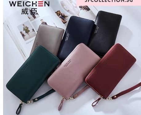 Casual Korean style long wallet purse for women zipper long wallet gift QUEEN369