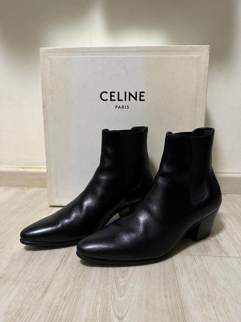 Celine Jacno Chelsea Boot in Black Women s Fashion Footwear