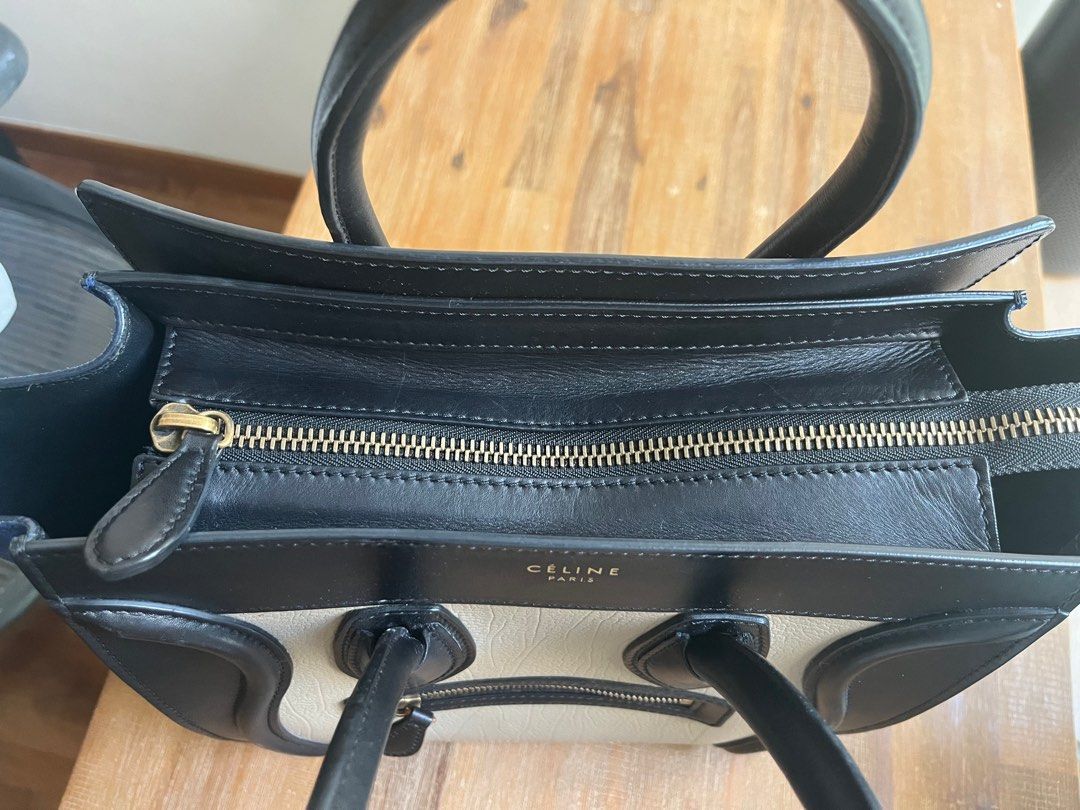 Celine micro luggage black new arrivals
