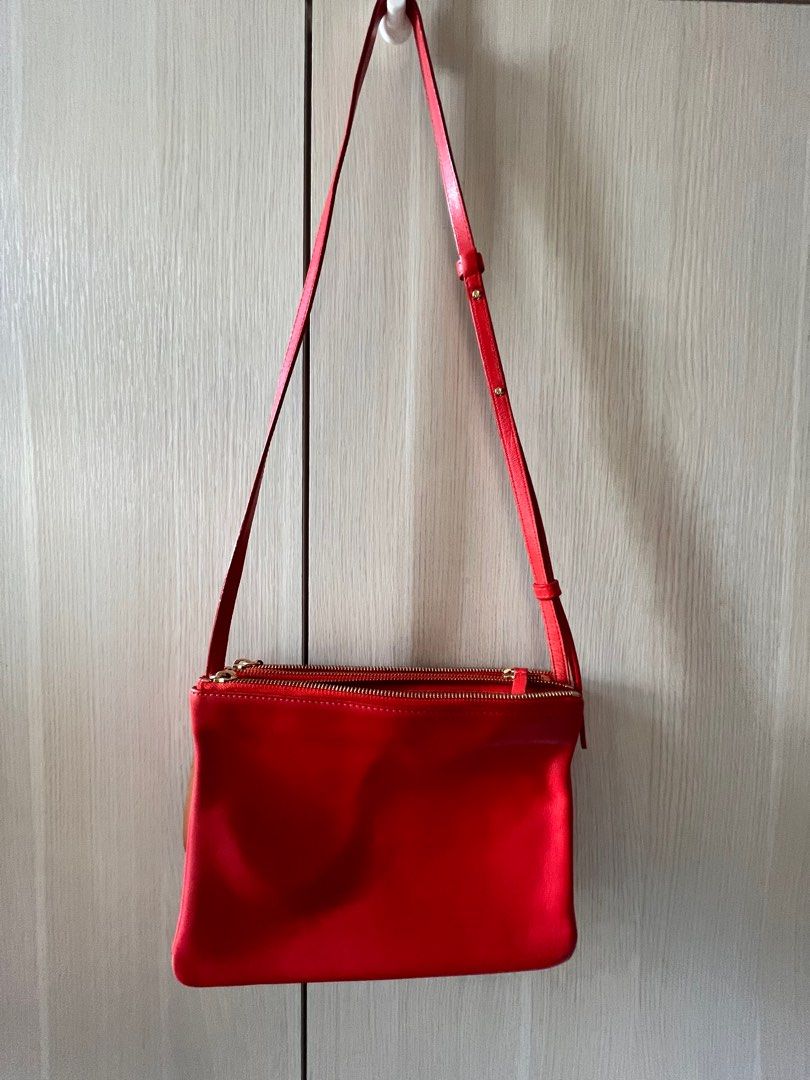 Celine red crossbody bag top