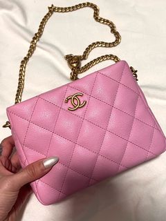 Affordable chanel pink heart For Sale, Bags & Wallets