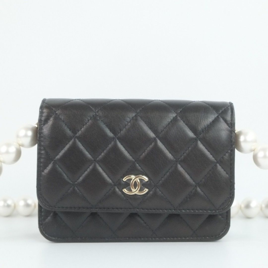 Chanel new arrivals pearl purse