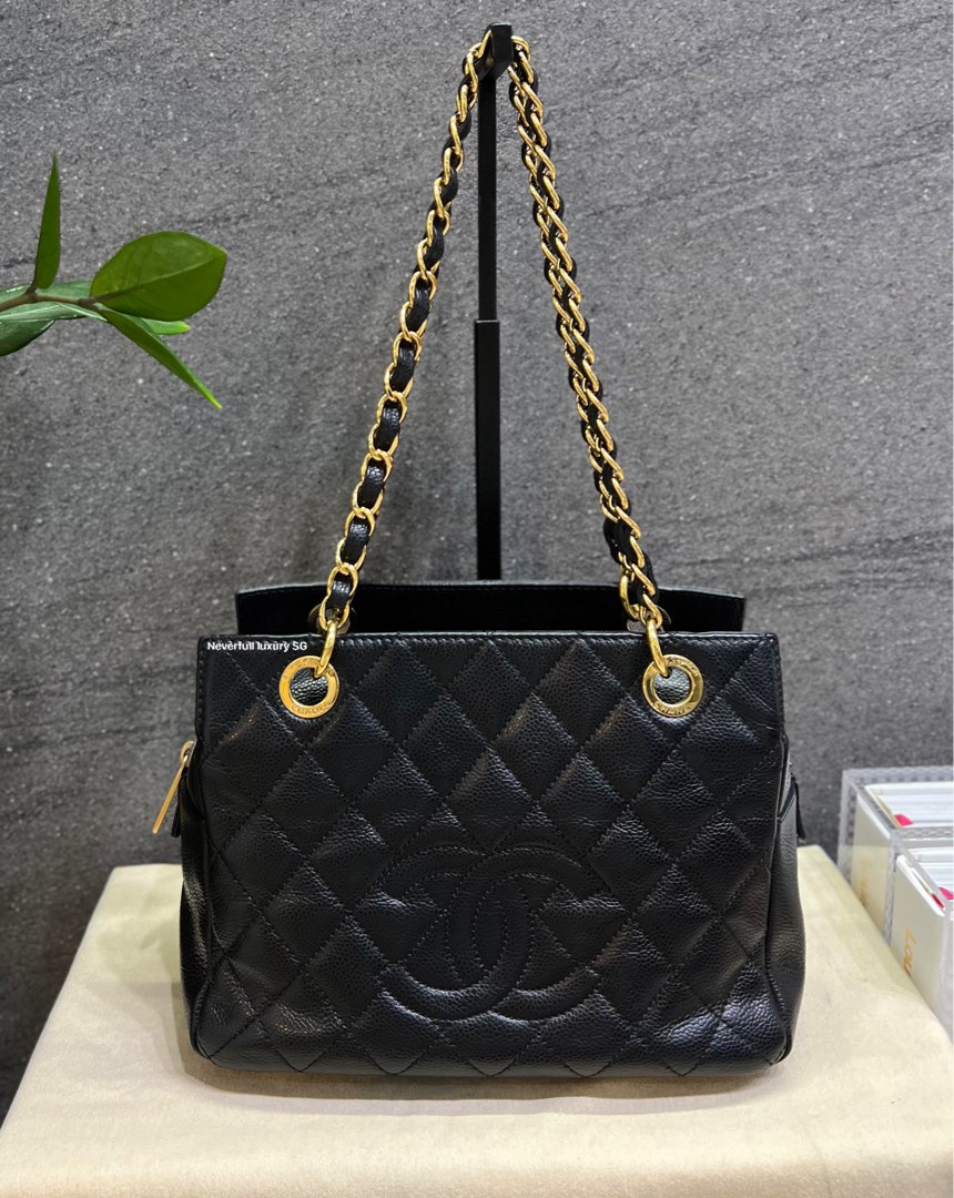 Chanel Petite Timeless Tote Black Caviar GHW, Luxury, Bags