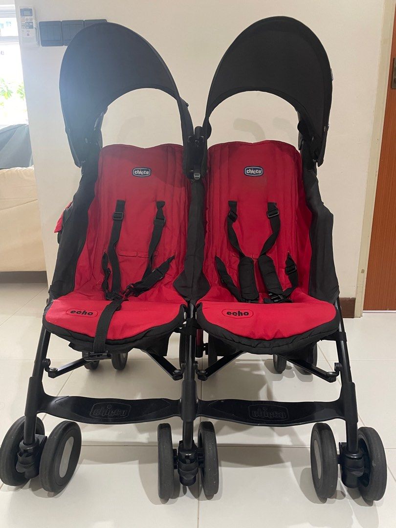 Chicco twin top pram