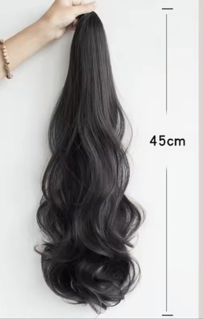 Hair wig extension curly top