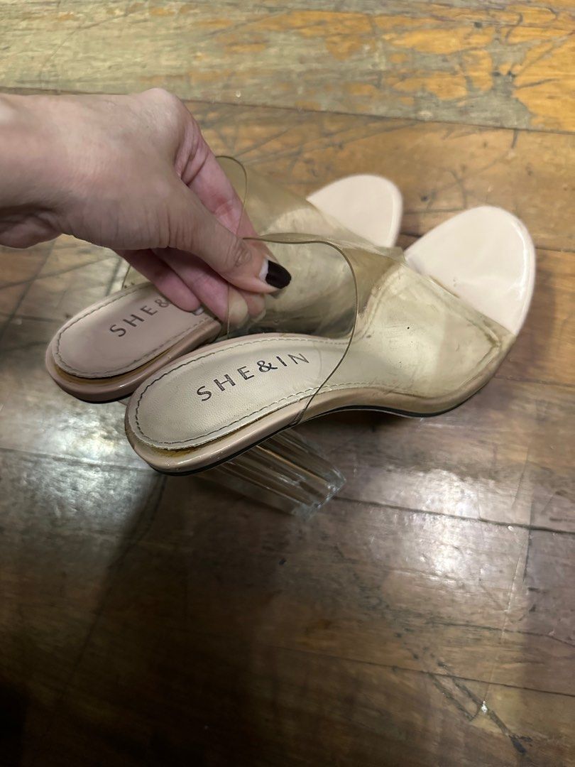 Clear slip online on heels