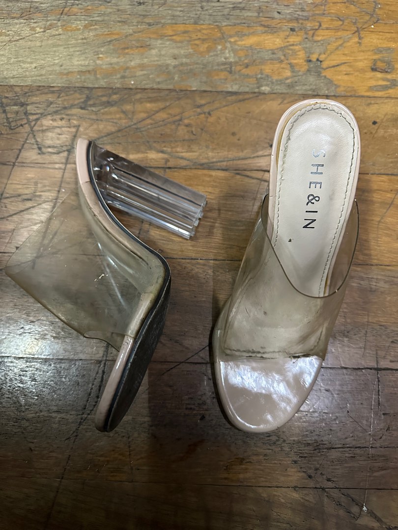Clear slip clearance in heels