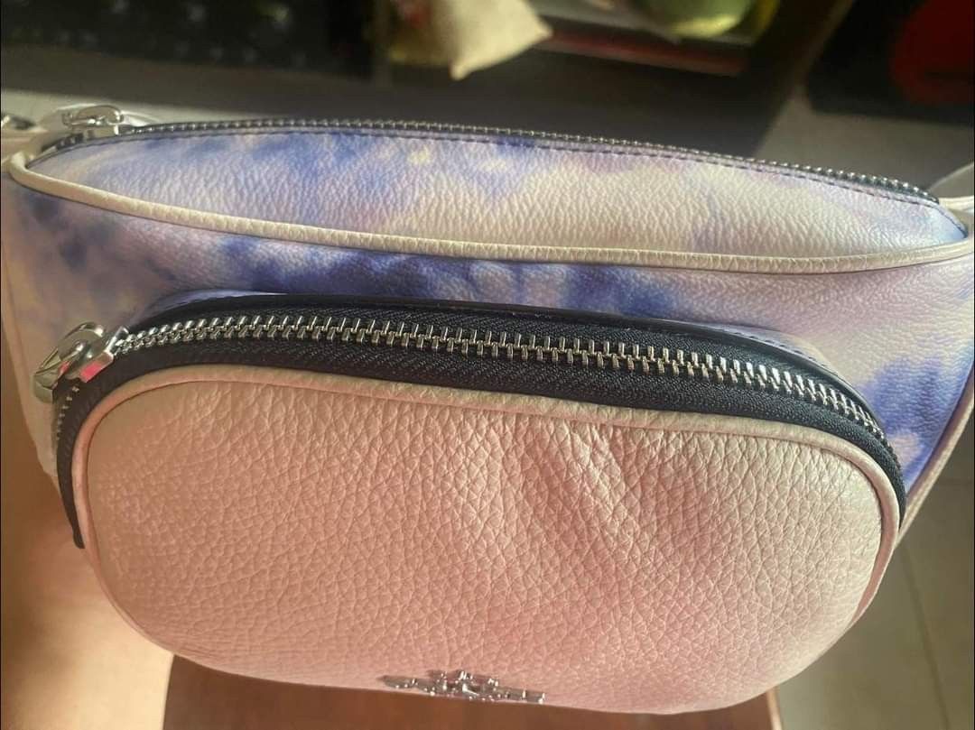 Court belt bag with tie dye print Outlet