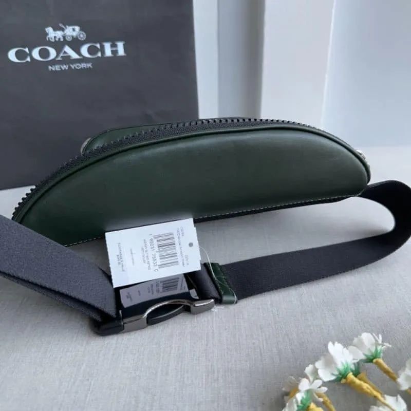 westway belt bag in colorblock signature canvas with coach patch