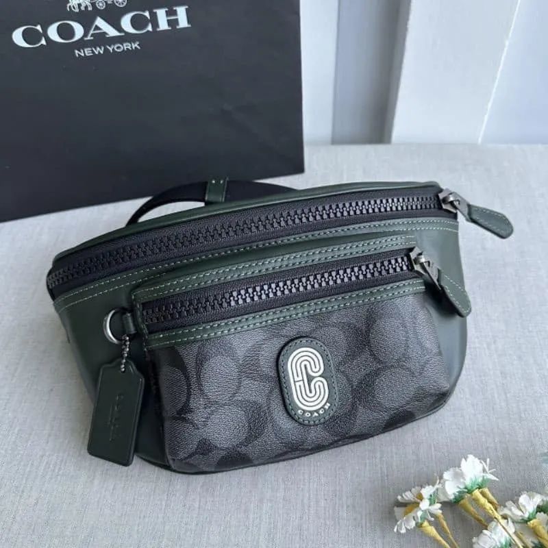westway belt bag in colorblock with coach patch