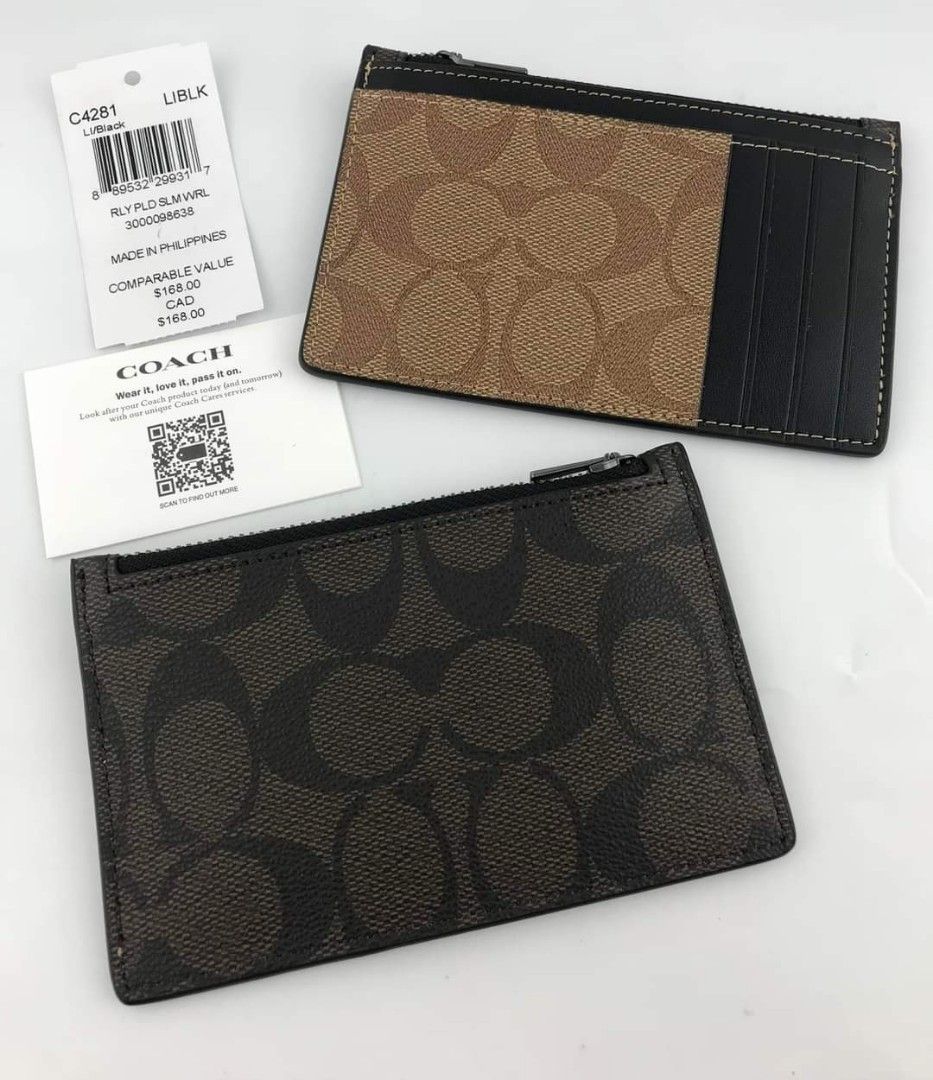 Coach Ladies Accordion Zip Around Pebble Leather Wallet 58059 B4/OD -  Handbags - Jomashop