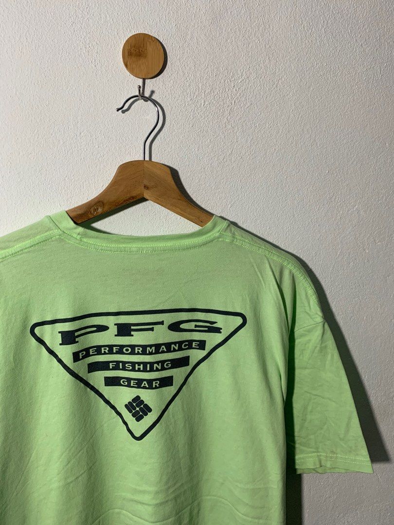 Columbia PFG Performance Fishing Gear USA Fish Logo T Shirt S M L XL XXL