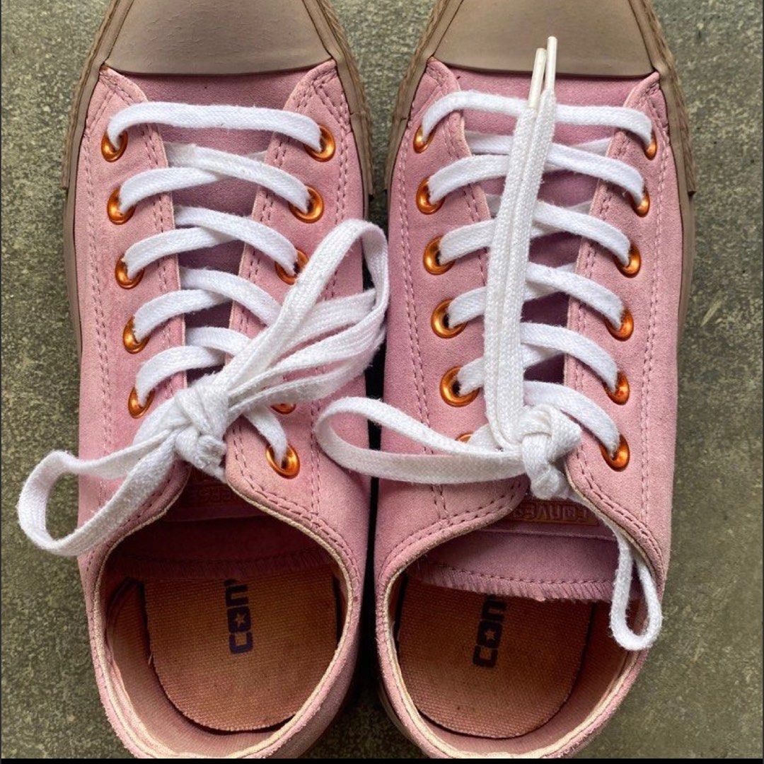 Converse All Star Suede Low Cut in Pink Men s Fashion Footwear