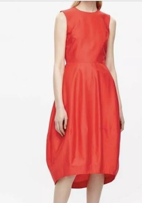 Happier Now Contrast Bubble Hem Midi Dress