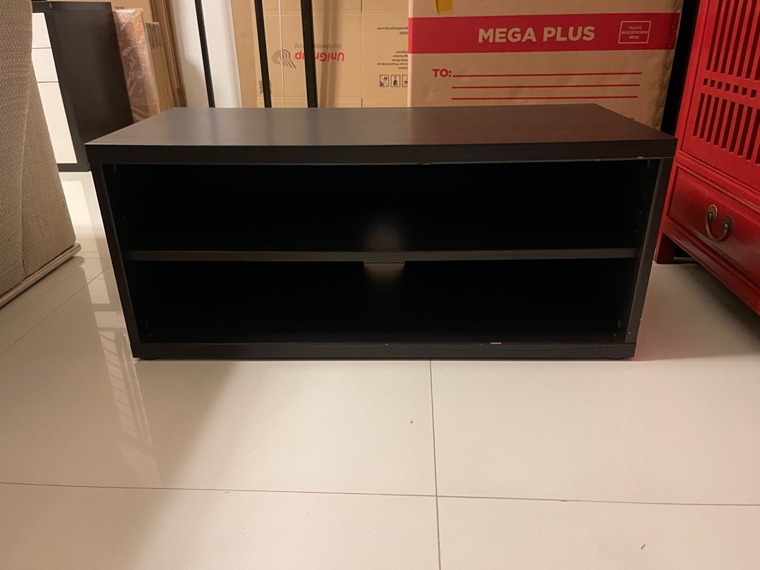 Dark brown shelf unit, Furniture & Home Living, Furniture, Shelves