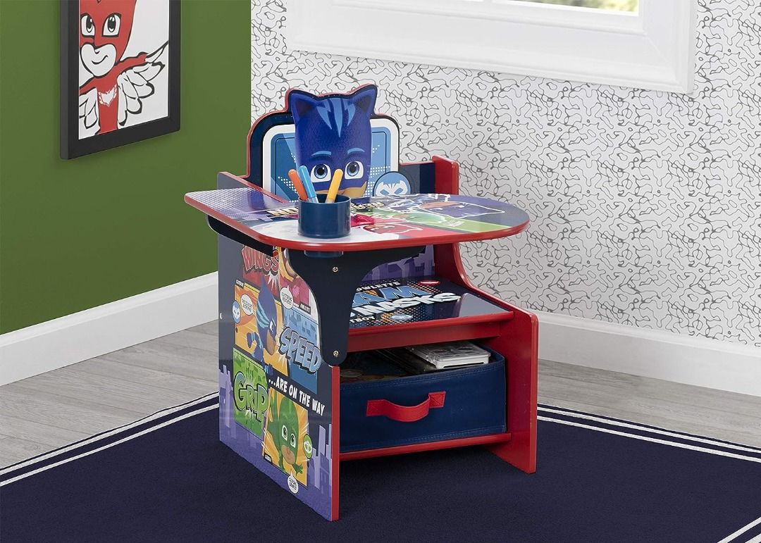 Delta children's products chair best sale desk with storage bin