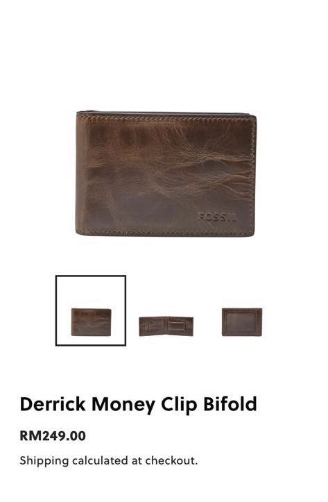 Derrick RFID Money Clip Bifold