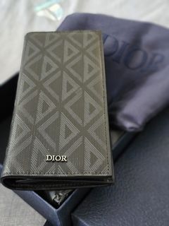 Dior - Wallet with Bill Clip Black CD Diamond Canvas - Men