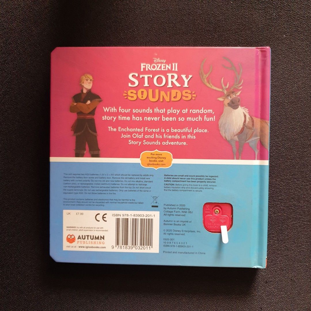 on　Magazines,　Story　Frozen　Books　Carousell　Books　Hobbies　Toys,　Sounds,　Disney　Children's