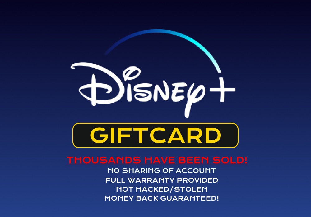 Disney Plus Gift Card Disney+ Kids, Video Gaming, Gaming