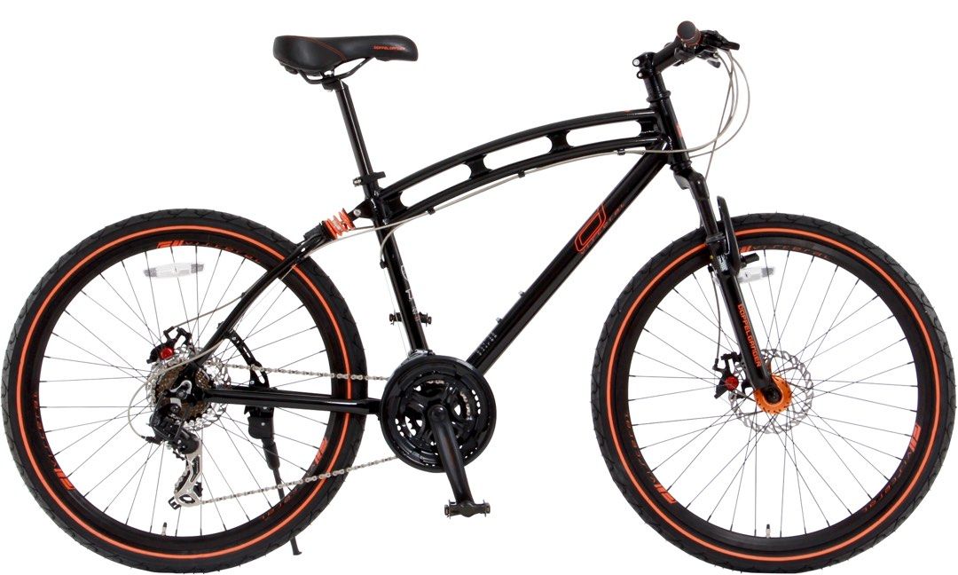 Doppelganger D2 Visceral 26吋越野單車2014年版黑橙色日本牌子7成新