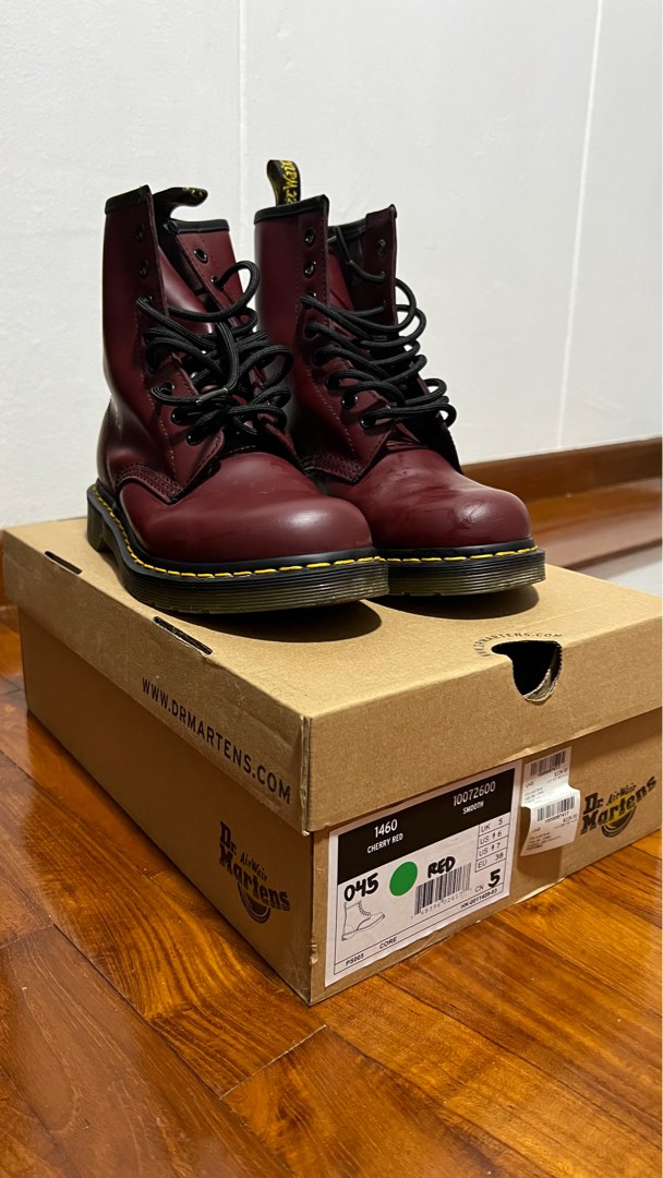 Martens red hotsell