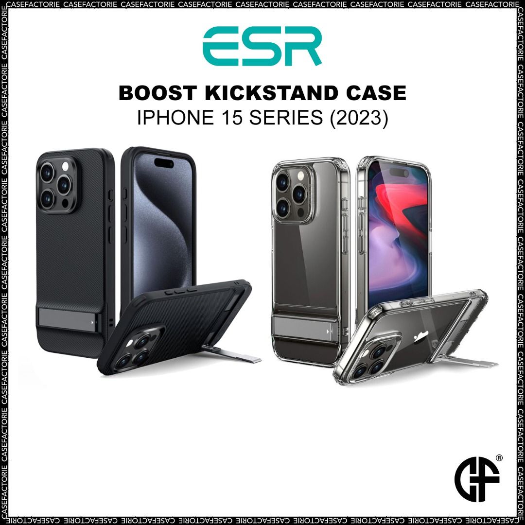 ESR Boost Kickstand Case for iPhone 15 Series (2023), Mobile Phones &  Gadgets, Mobile & Gadget Accessories, Cases & Sleeves on Carousell