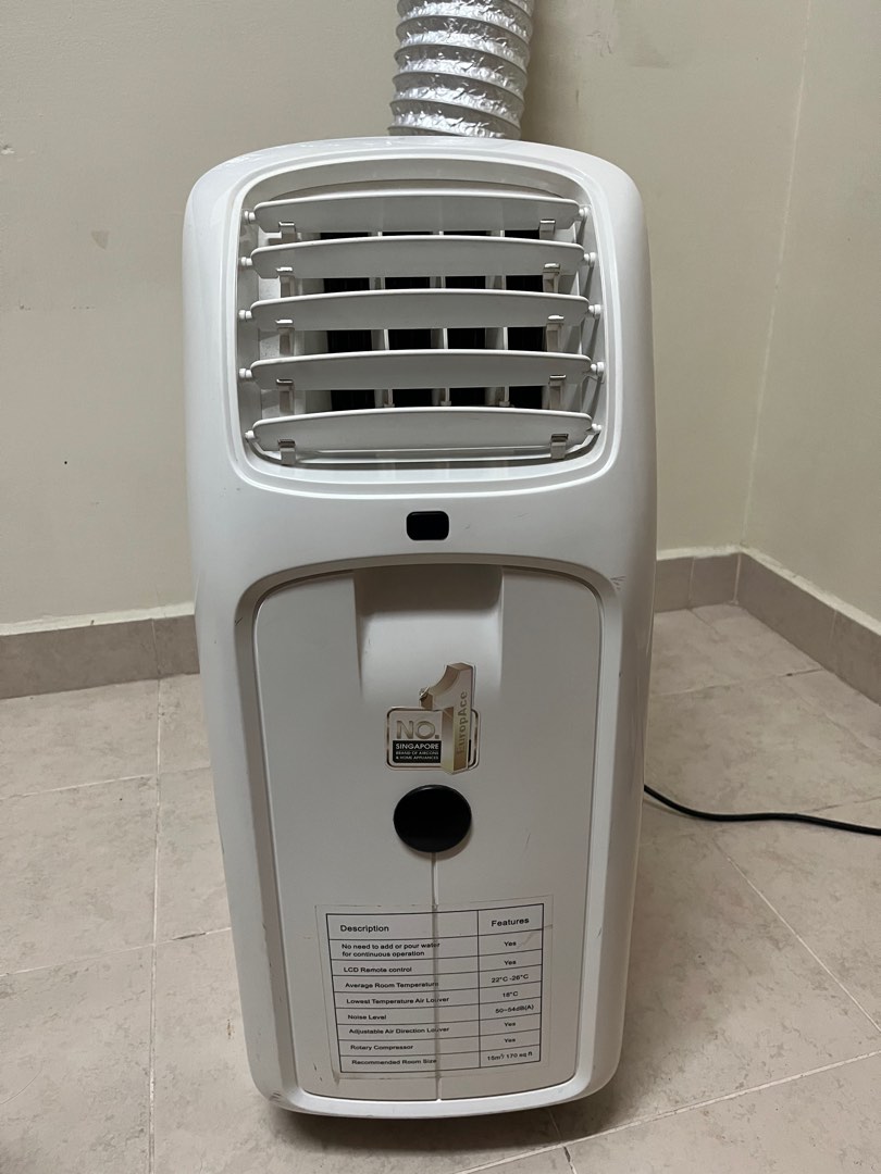 EuropAce 12k BTU Portable Aircon, TV & Home Appliances, Air Conditioners & Heating on Carousell